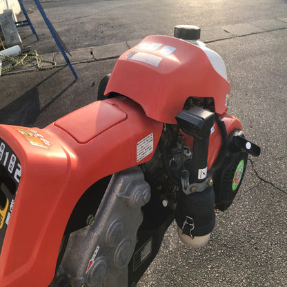 クボタ 管理機 TR600 機体寸法:1430ｍｍ×620ｍｍ×1050ｍｍ 燃料/タンク容量自動車用無鉛ガソリン/2.0L 変速段数:前進2・後進1