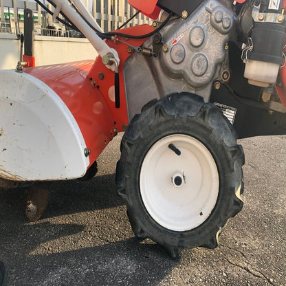 クボタ 管理機 TR600 機体寸法:1430ｍｍ×620ｍｍ×1050ｍｍ 燃料/タンク容量自動車用無鉛ガソリン/2.0L 変速段数:前進2・後進1