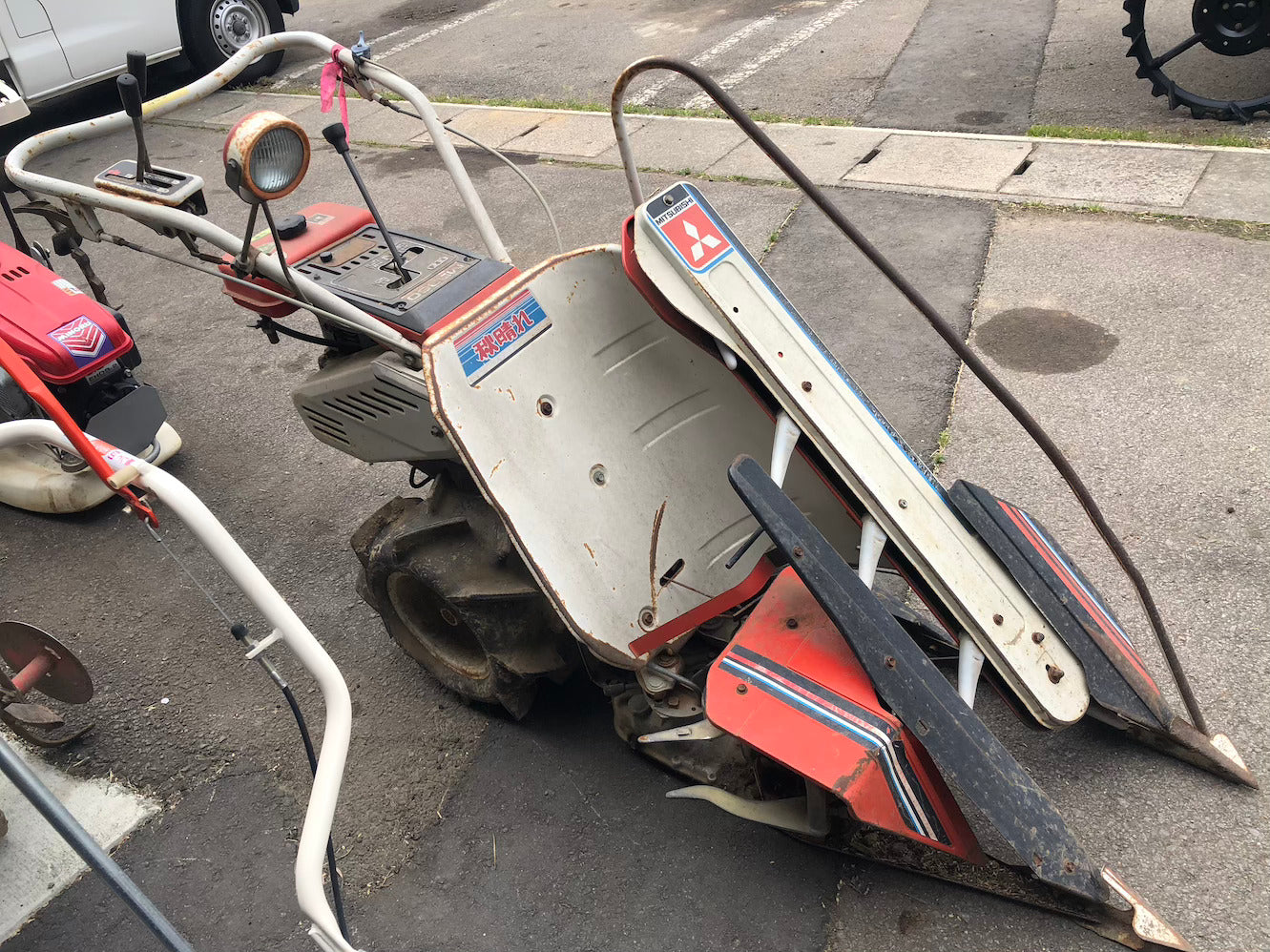 【ジャンク品】三菱農機 バインダー MB360 動作不可 部品取り用 リコイル破損