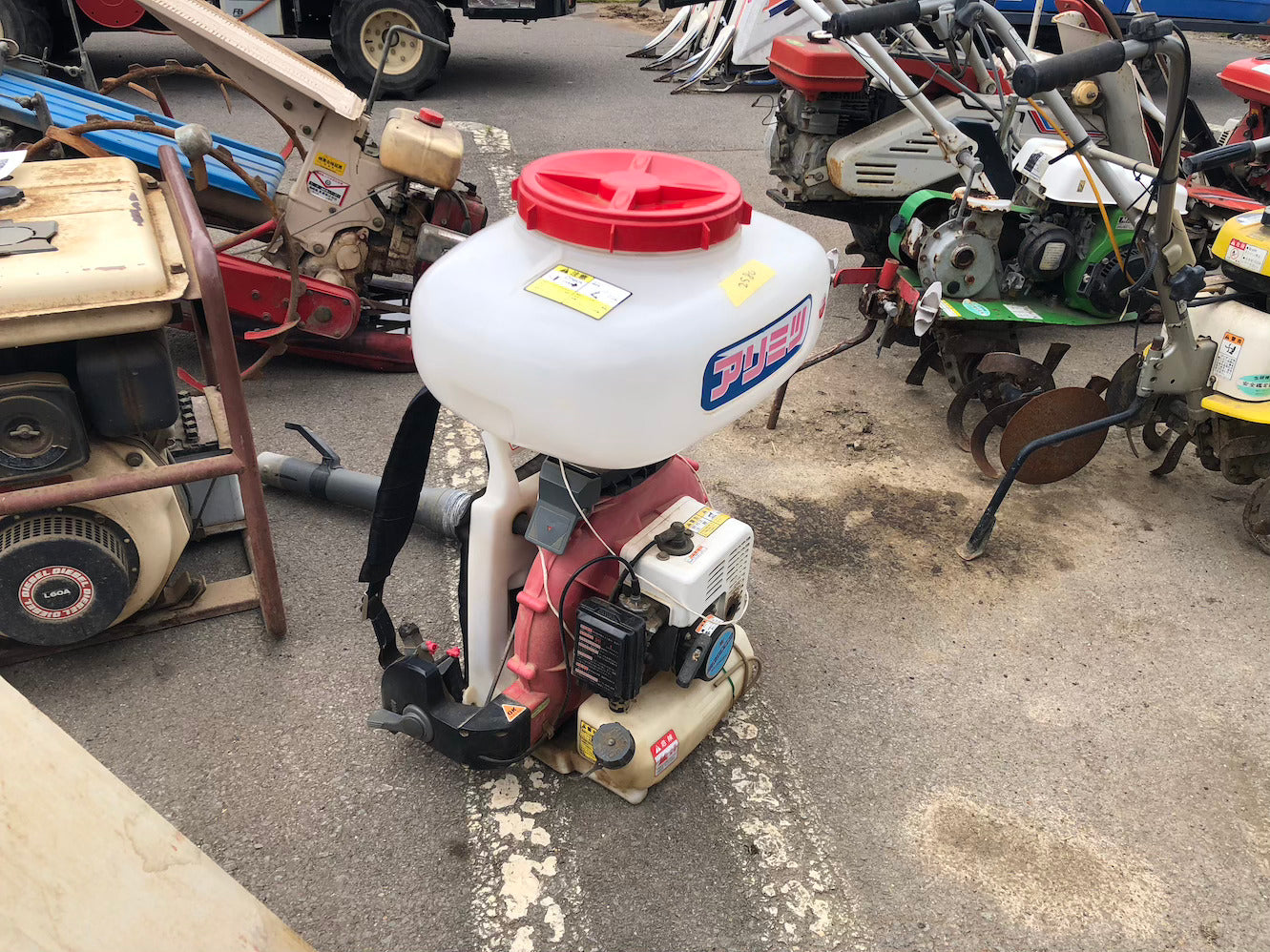 【ジャンク品】有光 背負い動噴 SG-7030