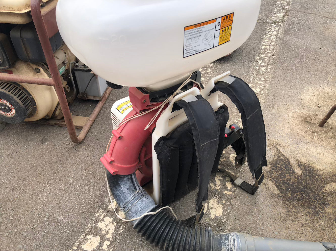 【ジャンク品】有光 背負い動噴 SG-7030