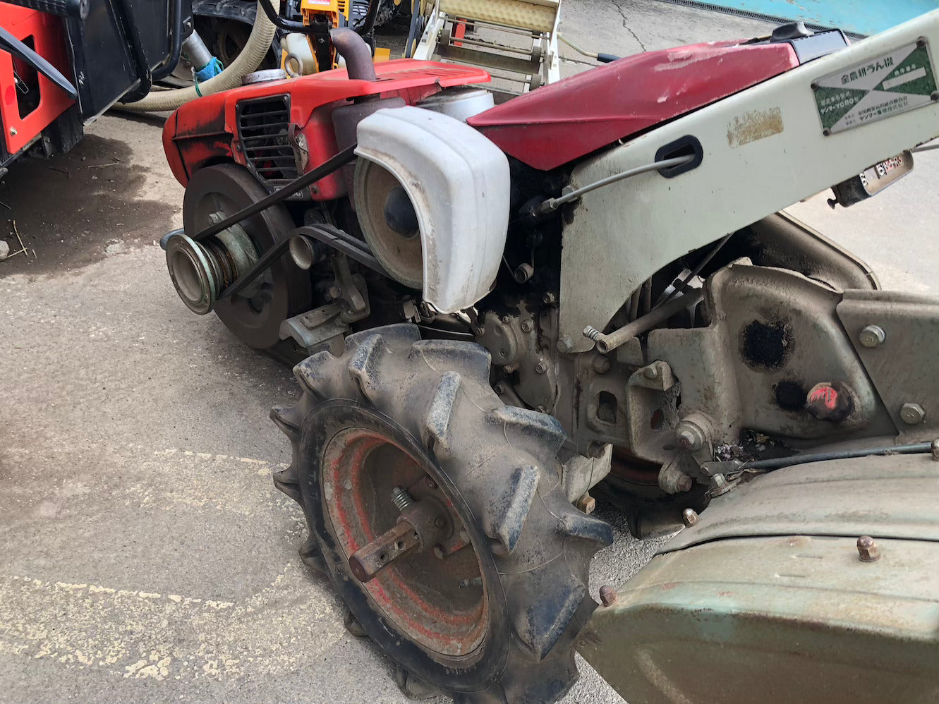 【ジャンク品】ヤンマー 耕耘機 YC80 動作保証なし