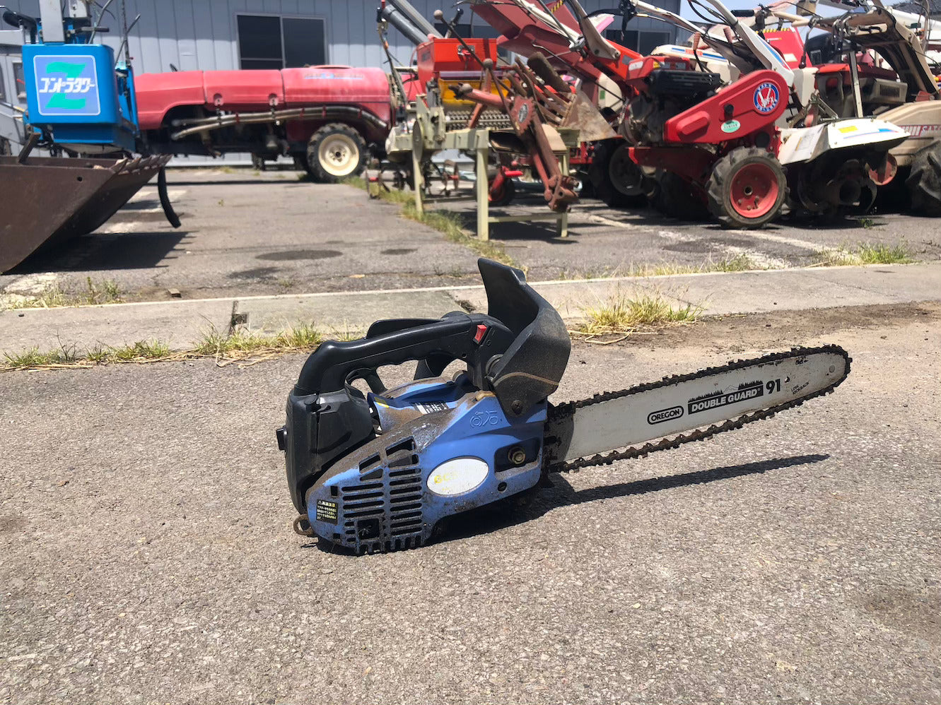 【ジャンク品】ナカトミ チェーンソー GCS355｜返品不可・動作保証なし