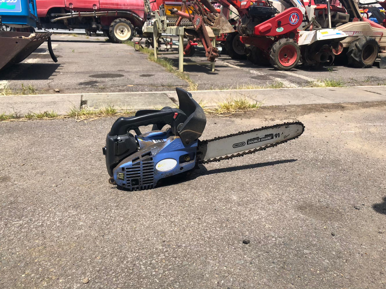 【ジャンク品】ナカトミ チェーンソー GCS355｜返品不可・動作保証なし