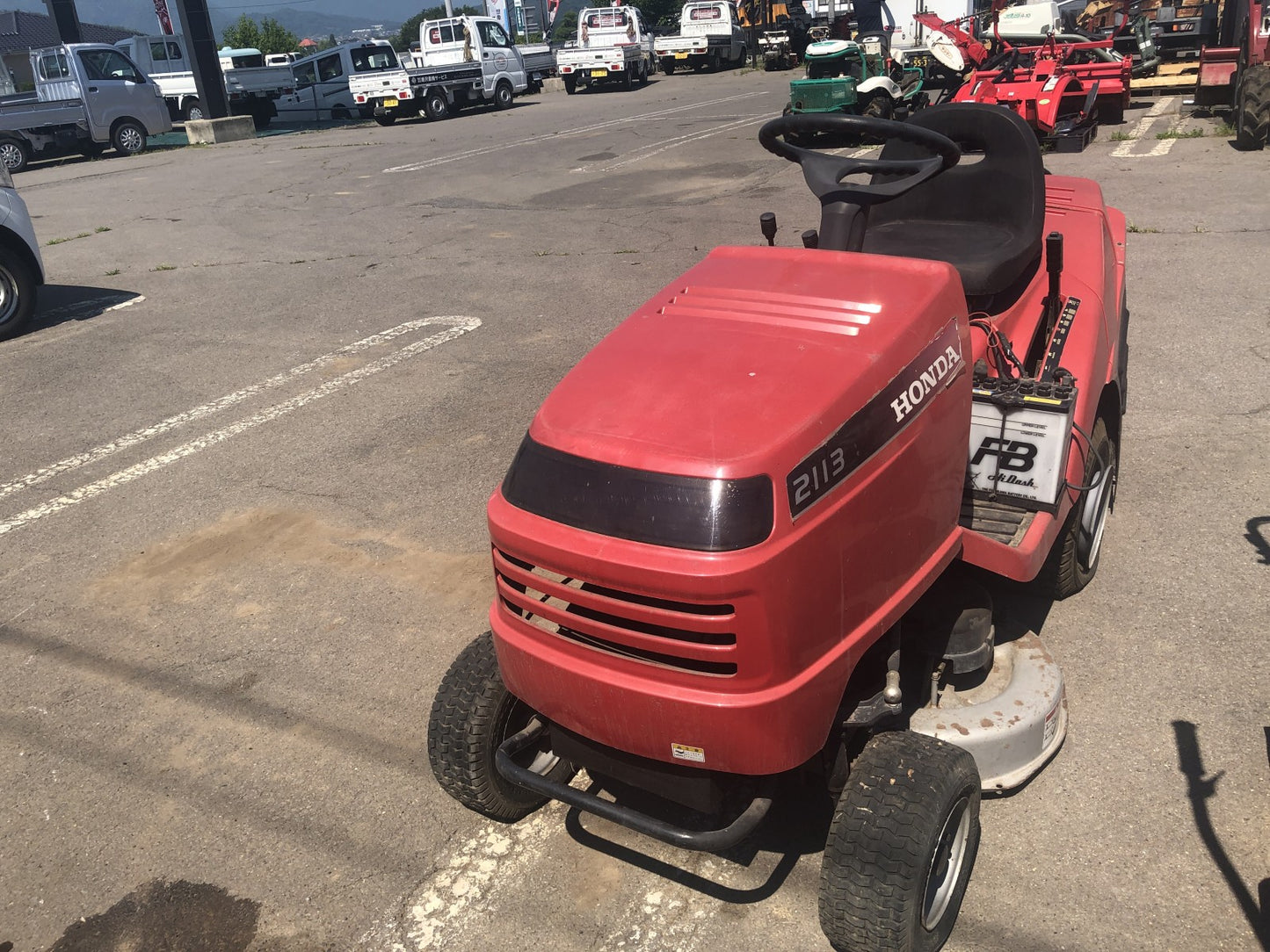 【ジャンク品】ホンダ 乗用芝刈り機 HF2113 返品不可 動作保証なし