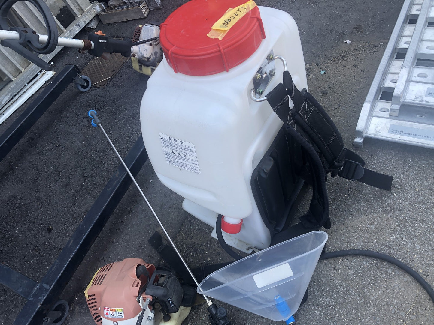 【ジャンク品】アサバ 背負動噴 EP220D 返品不可 動作保証なし