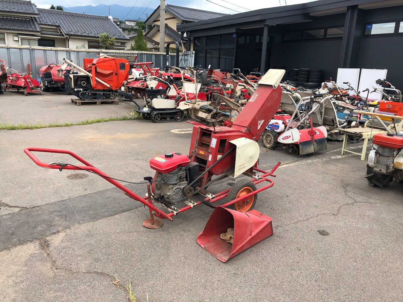 【ジャンク品】三菱農機 手押しカッター K15FN 返品不可　動作保証なし